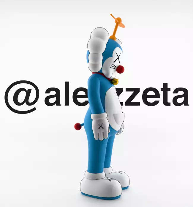 Kaws Doraemon for Print 3D print model_31