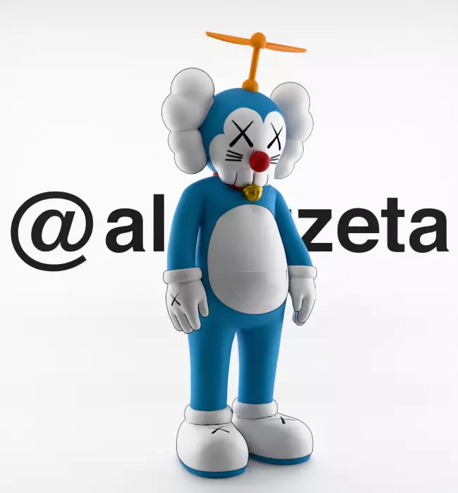 Kaws Doraemon for Print 3D print model_35