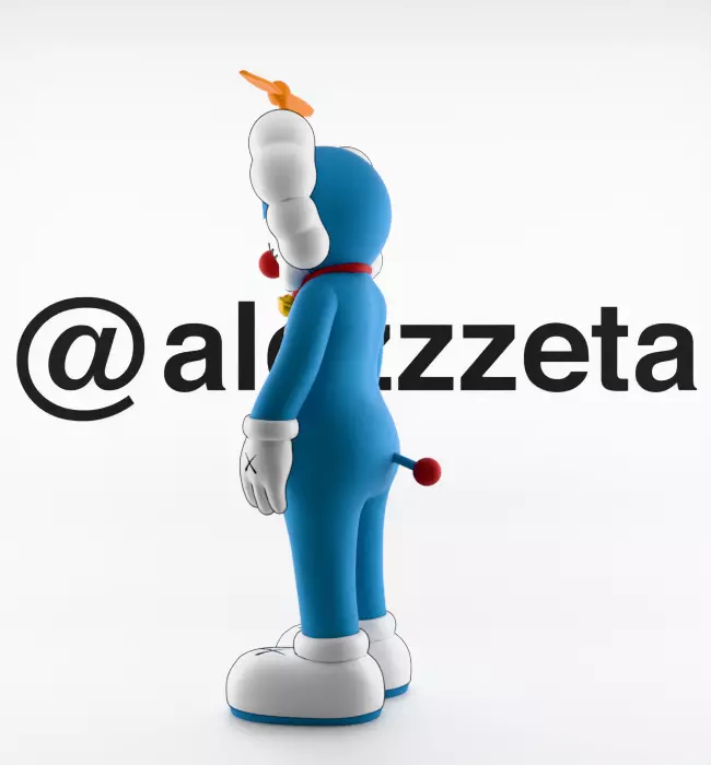 Kaws Doraemon for Print 3D print model_13