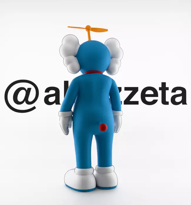 Kaws Doraemon for Print 3D print model_18