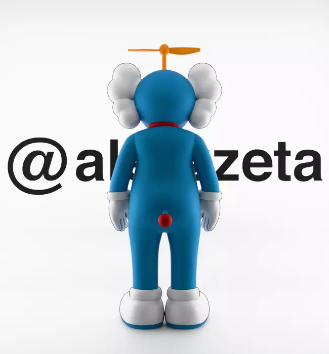 Kaws Doraemon for Print 3D print model_20