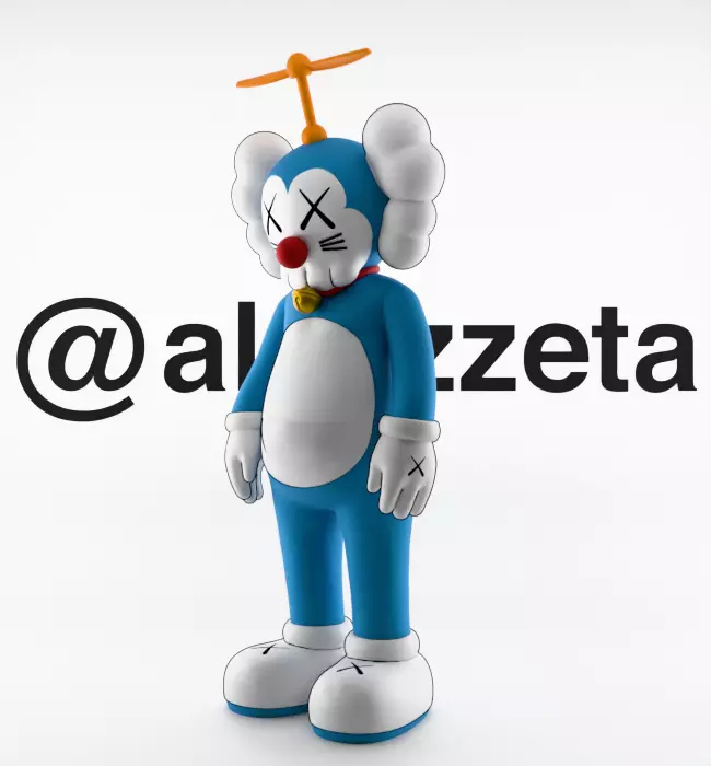Kaws Doraemon for Print 3D print model_6