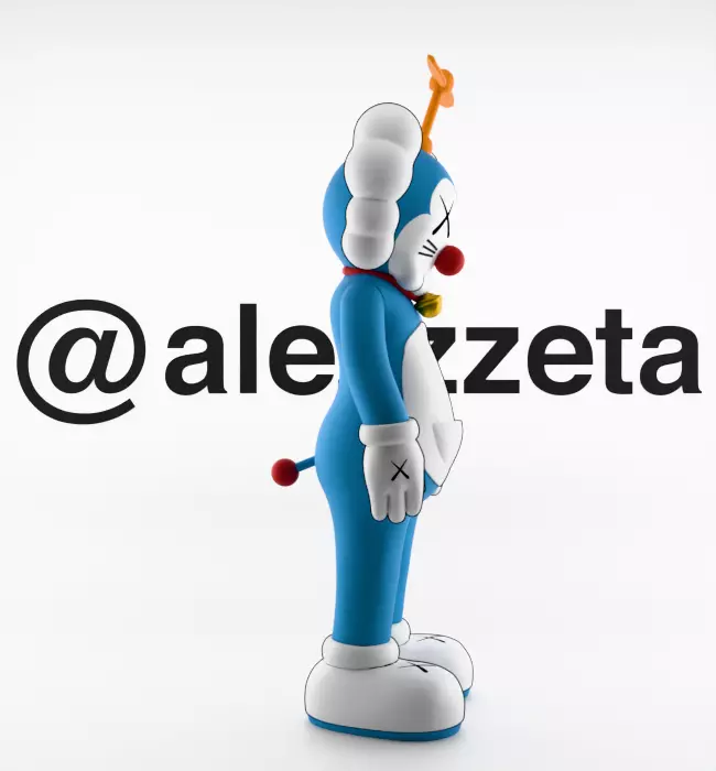 Kaws Doraemon for Print 3D print model_30