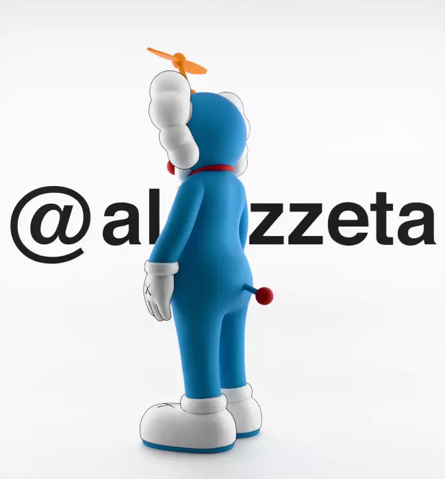 Kaws Doraemon for Print 3D print model_14