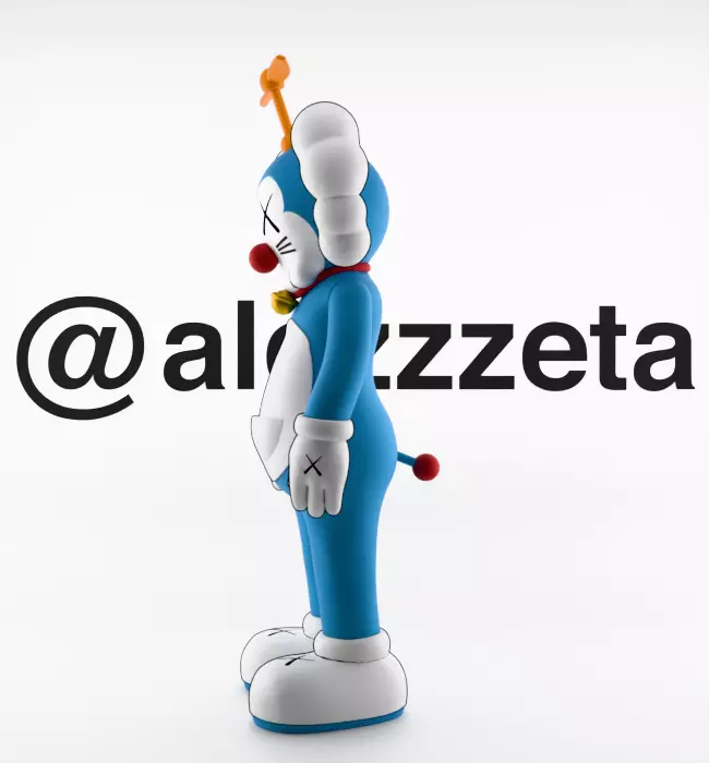 Kaws Doraemon for Print 3D print model_10
