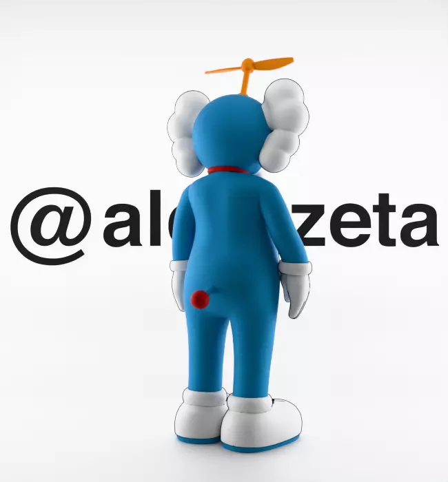 Kaws Doraemon for Print 3D print model_23