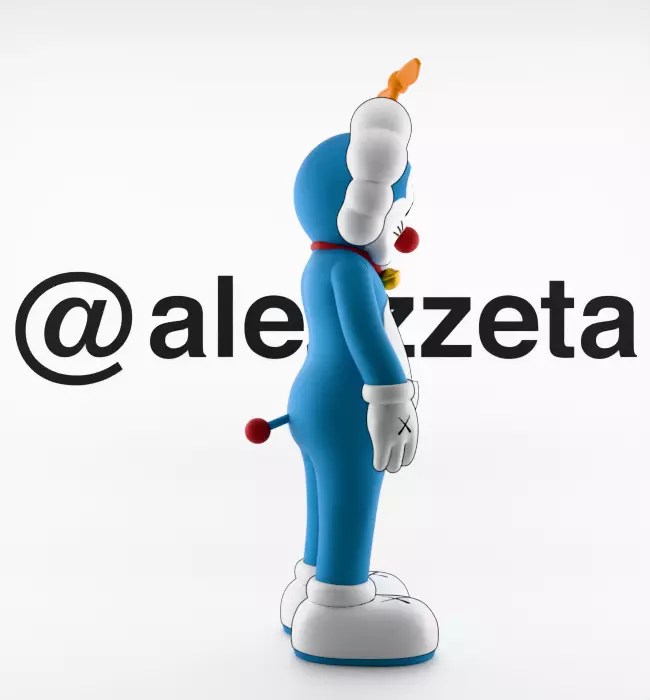 Kaws Doraemon for Print 3D print model_28