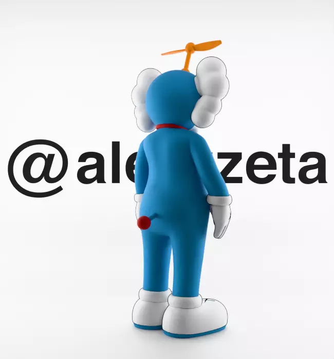 Kaws Doraemon for Print 3D print model_24