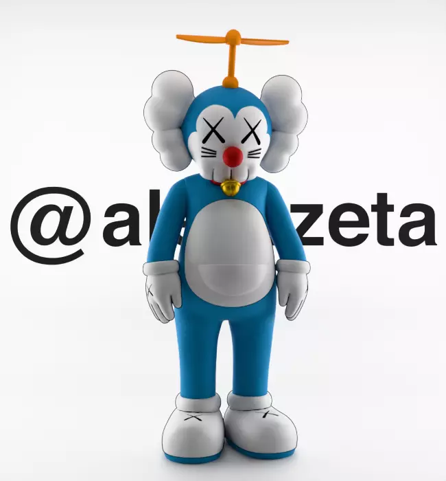 Kaws Doraemon for Print 3D print model_37