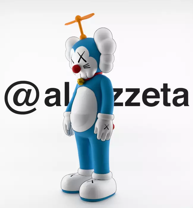 Kaws Doraemon for Print 3D print model_7