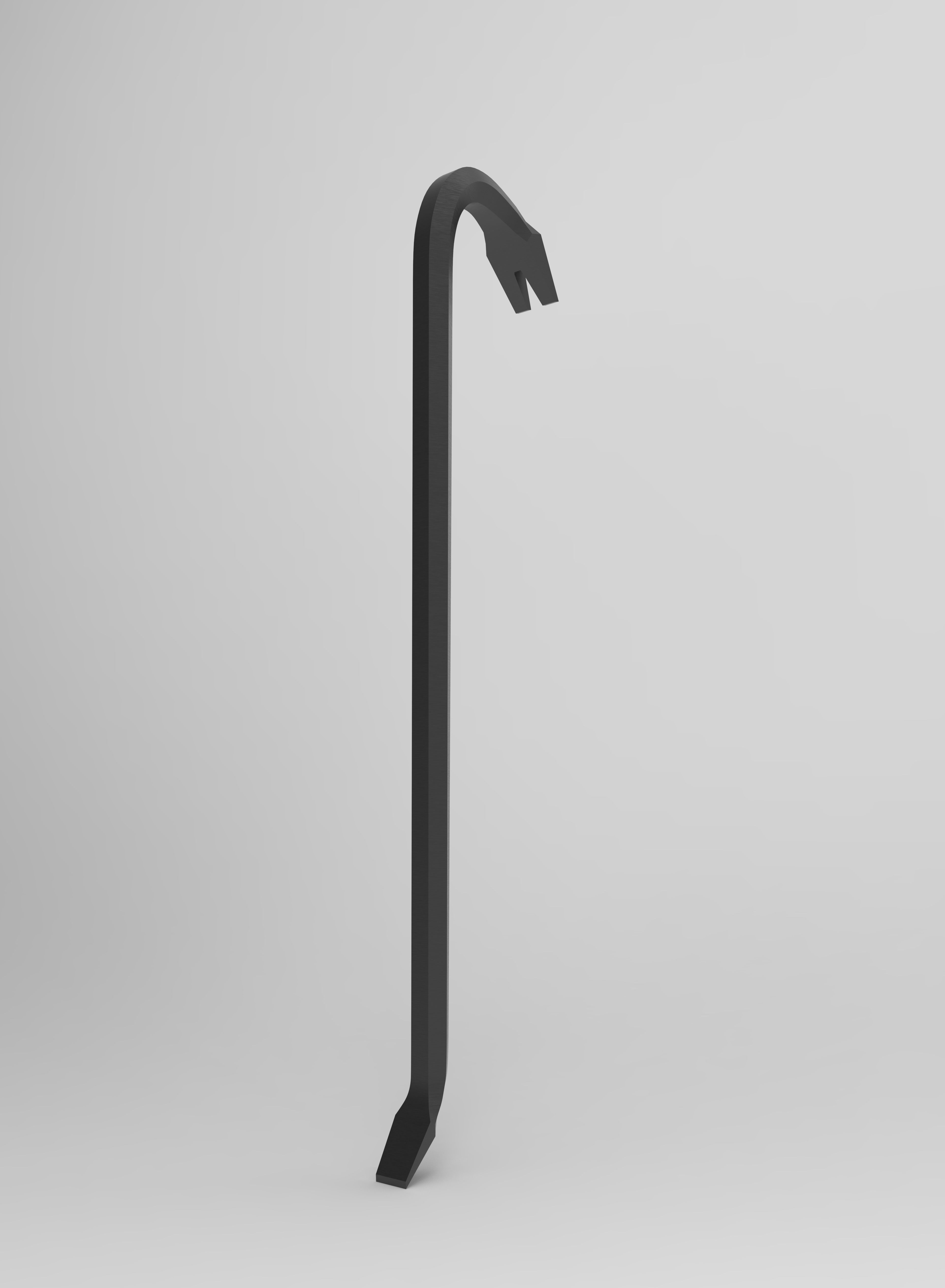 Melee Weapon Crowbar 3D model_2