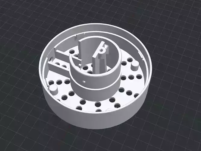 Gyver Lamp mounting base 3D print model