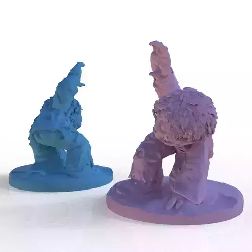 DEAD TED ZOMBIE - GARBAGE PAIL KIDS 3D print model
