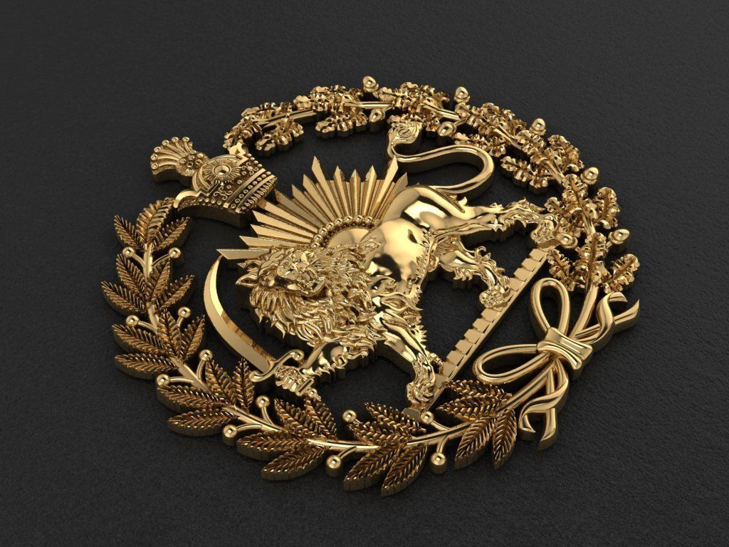 PAHLAVI dynasty  3D print model_3