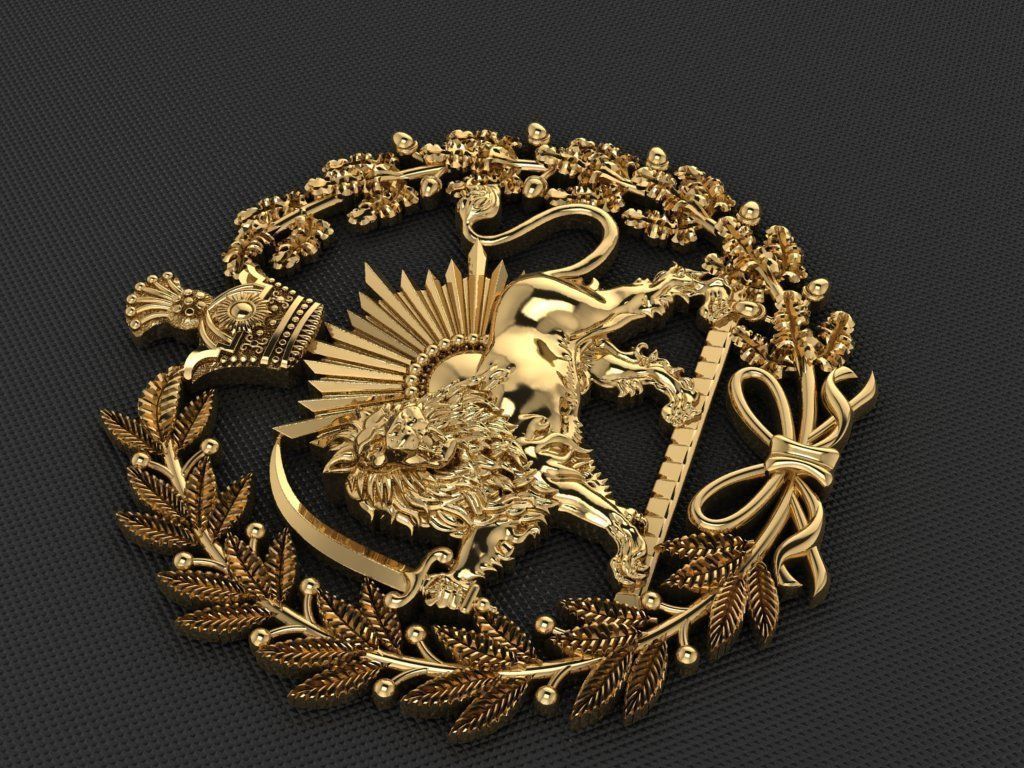 PAHLAVI dynasty  3D print model_6