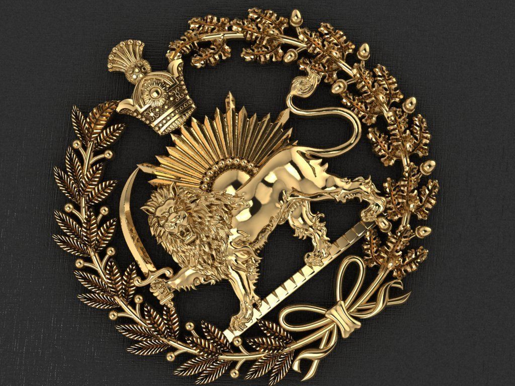 PAHLAVI dynasty  3D print model_5