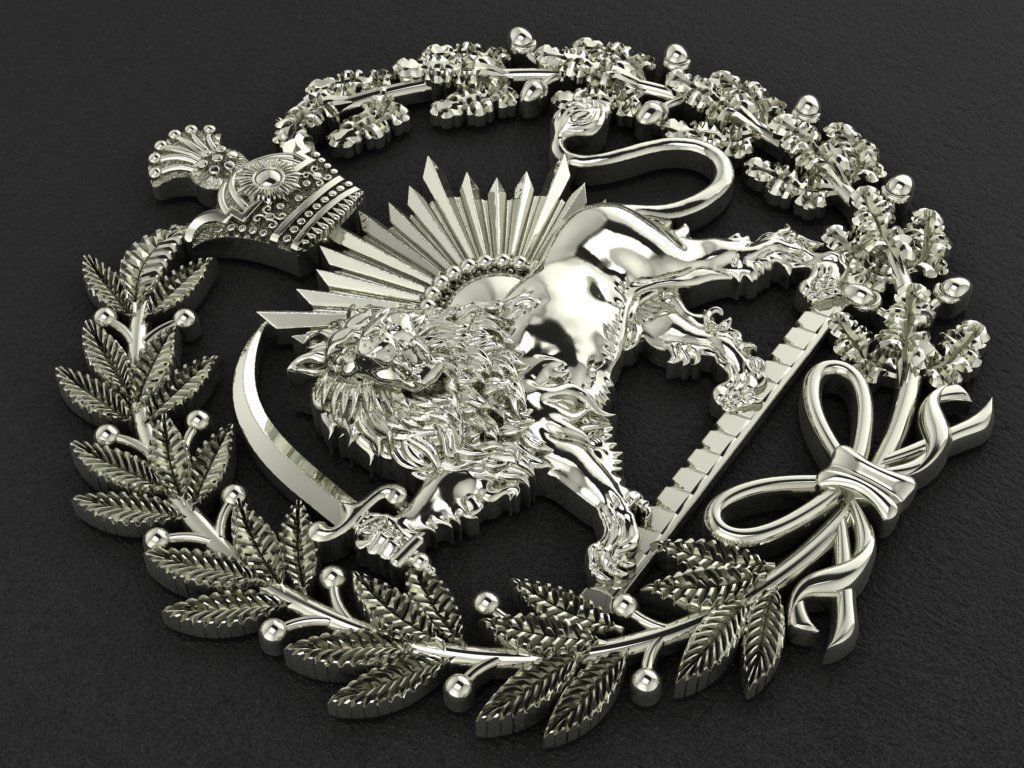 PAHLAVI dynasty  3D print model_4