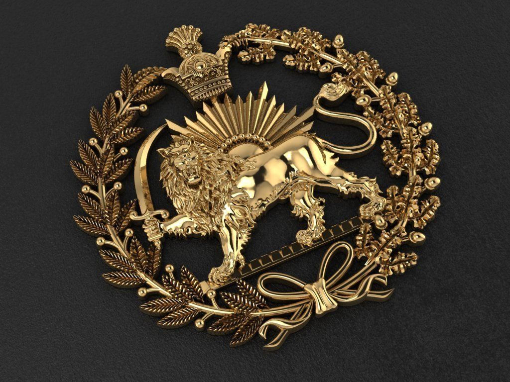 PAHLAVI dynasty  3D print model_2