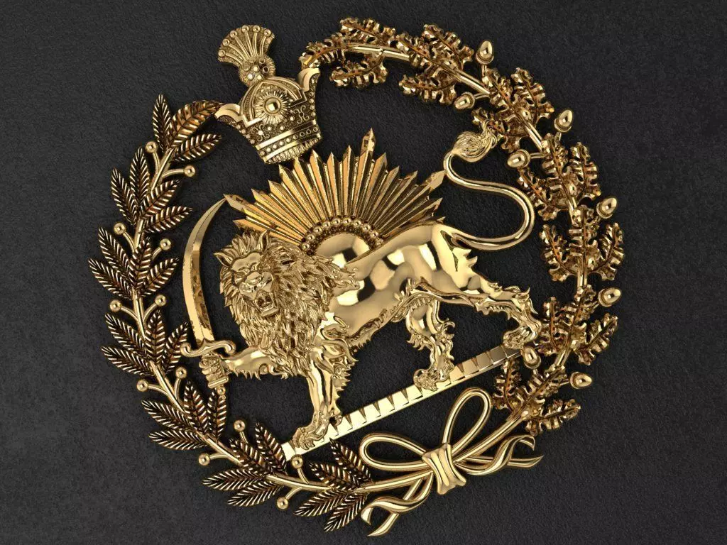 PAHLAVI dynasty  3D print model_0