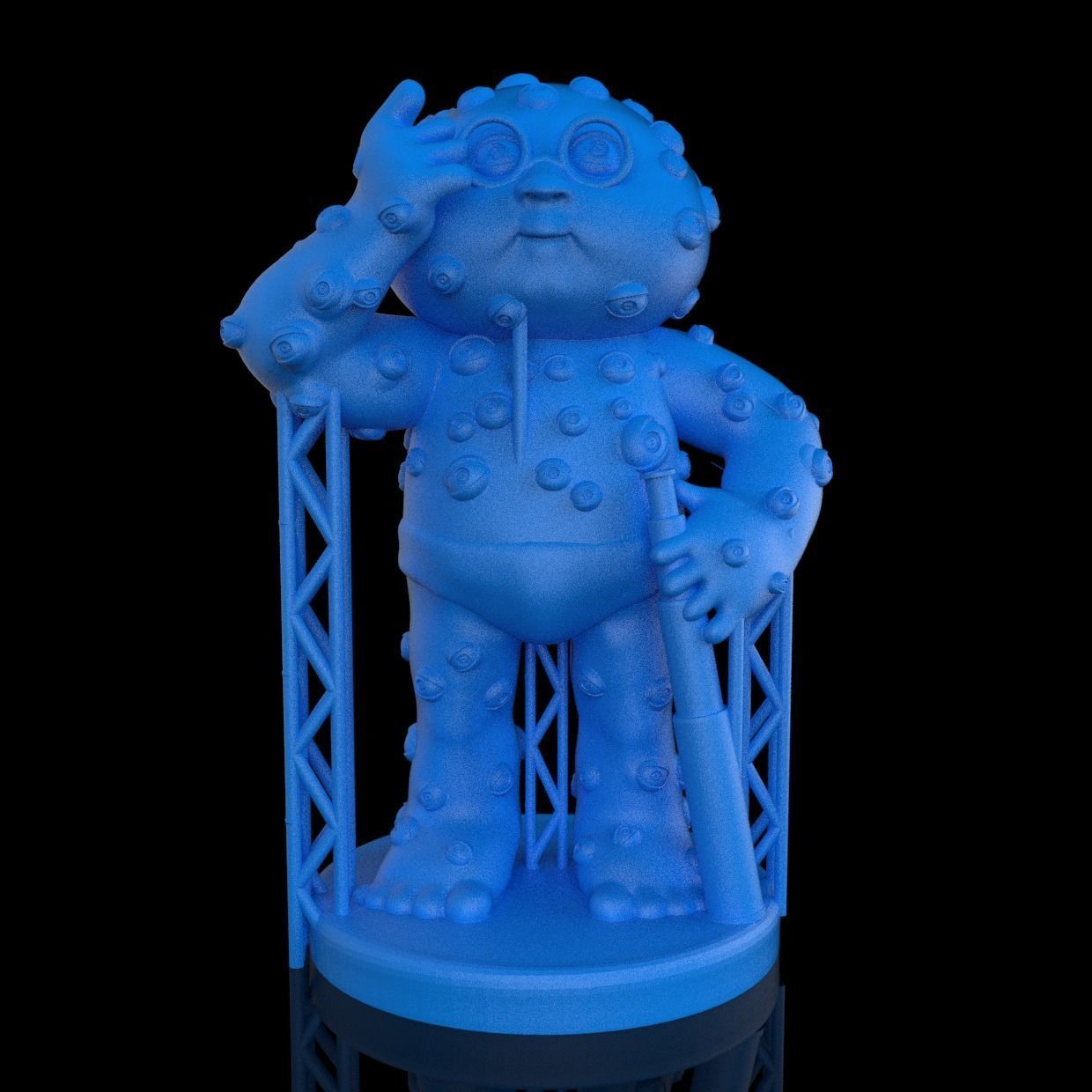 T-shirt Garbage Pail Kids - Manches Courtes, Motif Cartoon 3D, Polyester, Couleurs Vives