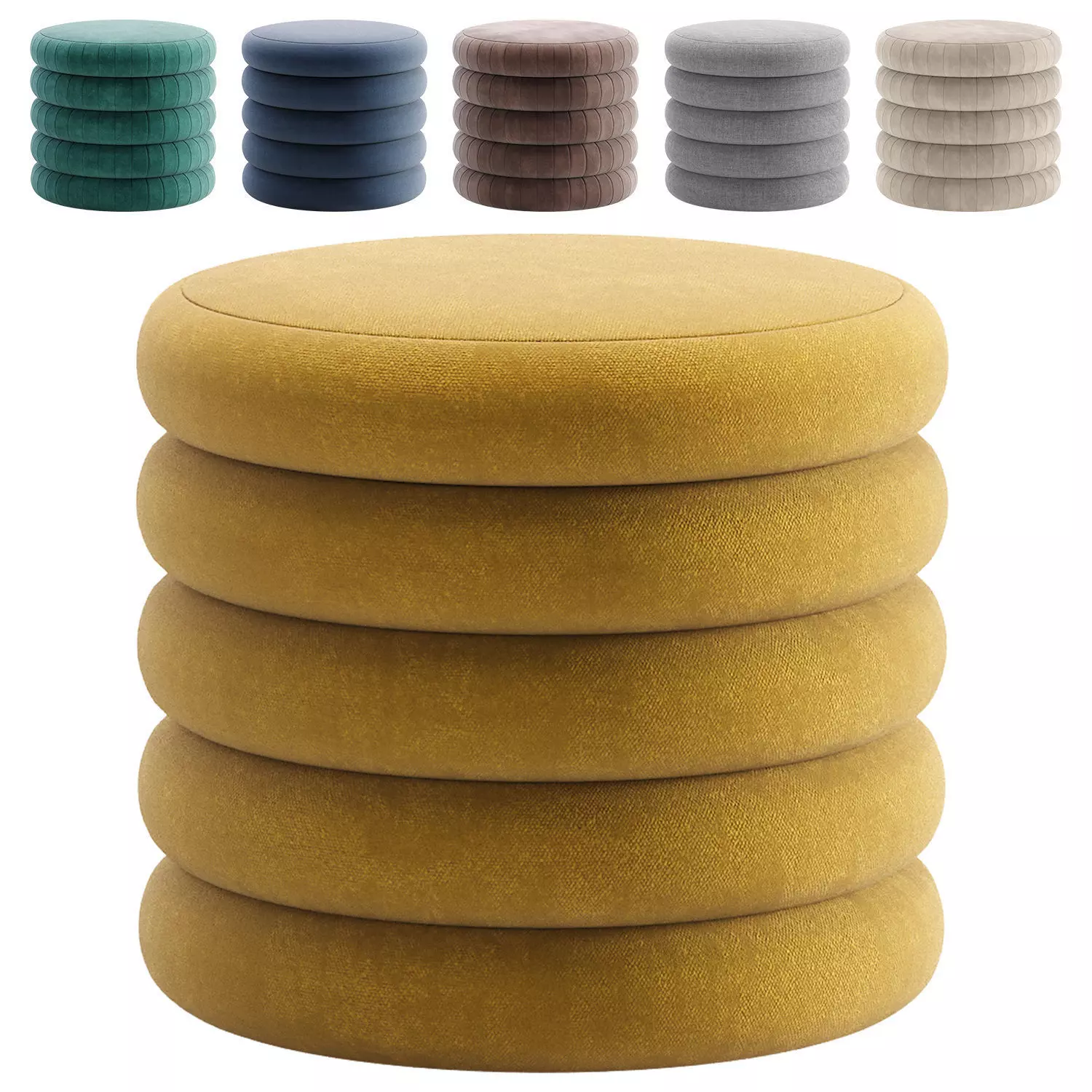 Pouf Pole Bucle Divan ru 3D model_0