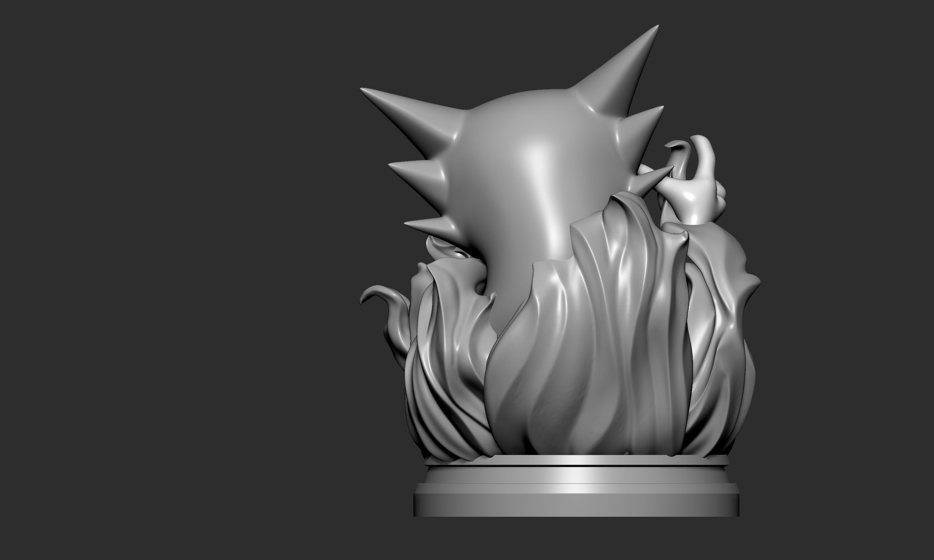 Pokemon - Haunter Halloween Figure  3D print model_7