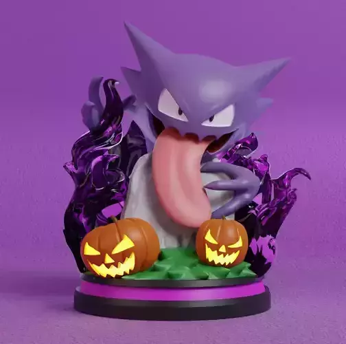 Pokemon - Haunter Halloween Figure  3D print model
