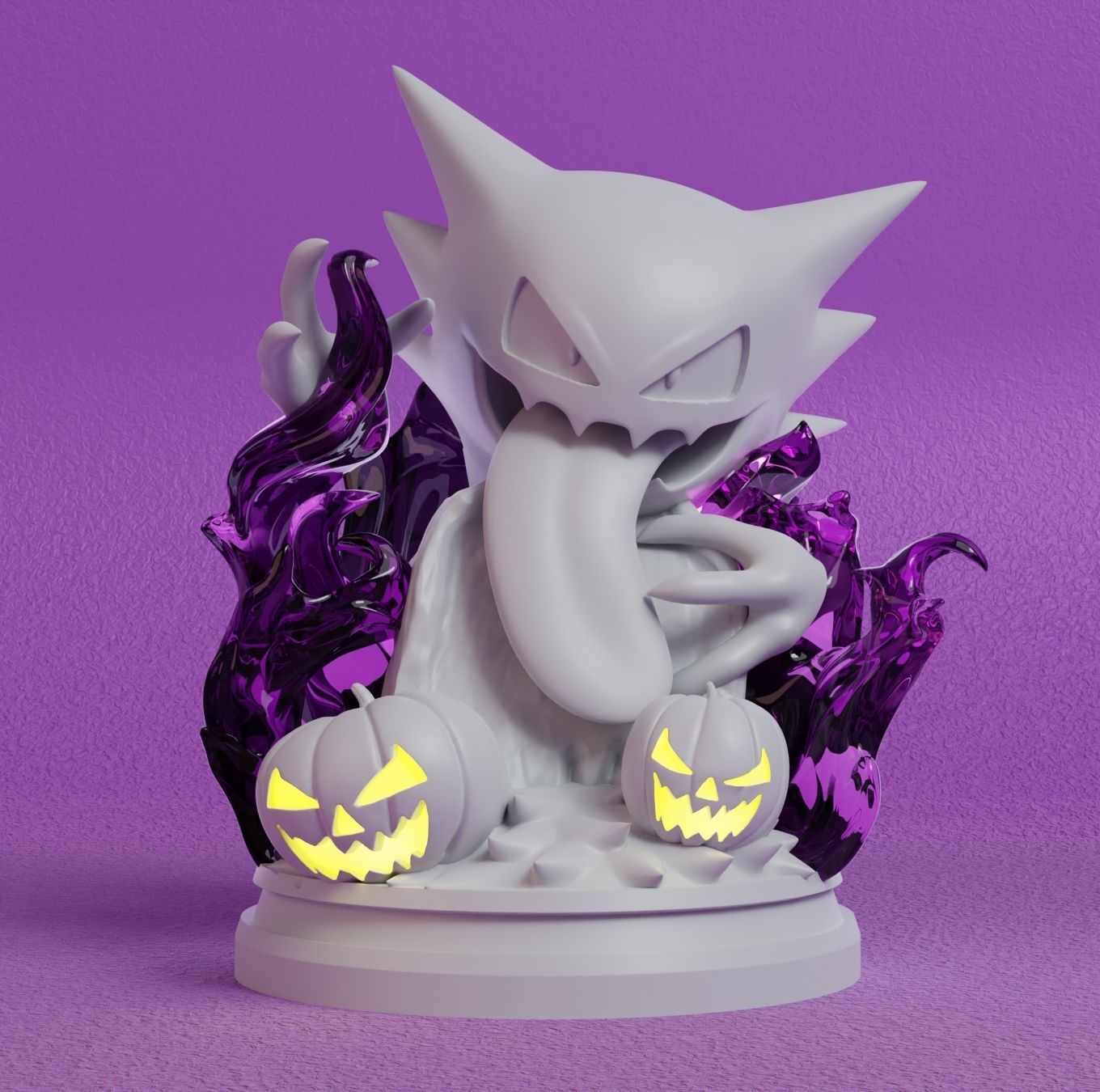 Pokemon - Haunter Halloween Figure  3D print model_1