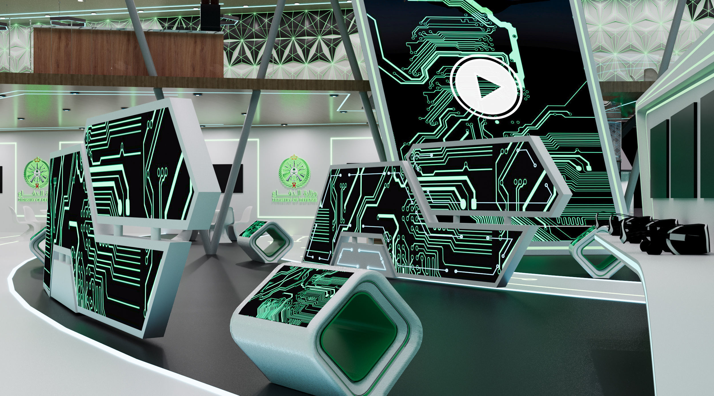 booth 1000m Ministry of Defense 3D model_33