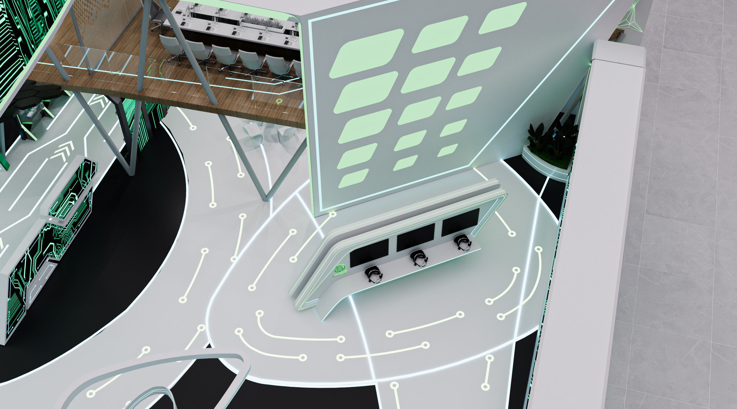 booth 1000m Ministry of Defense 3D model_42