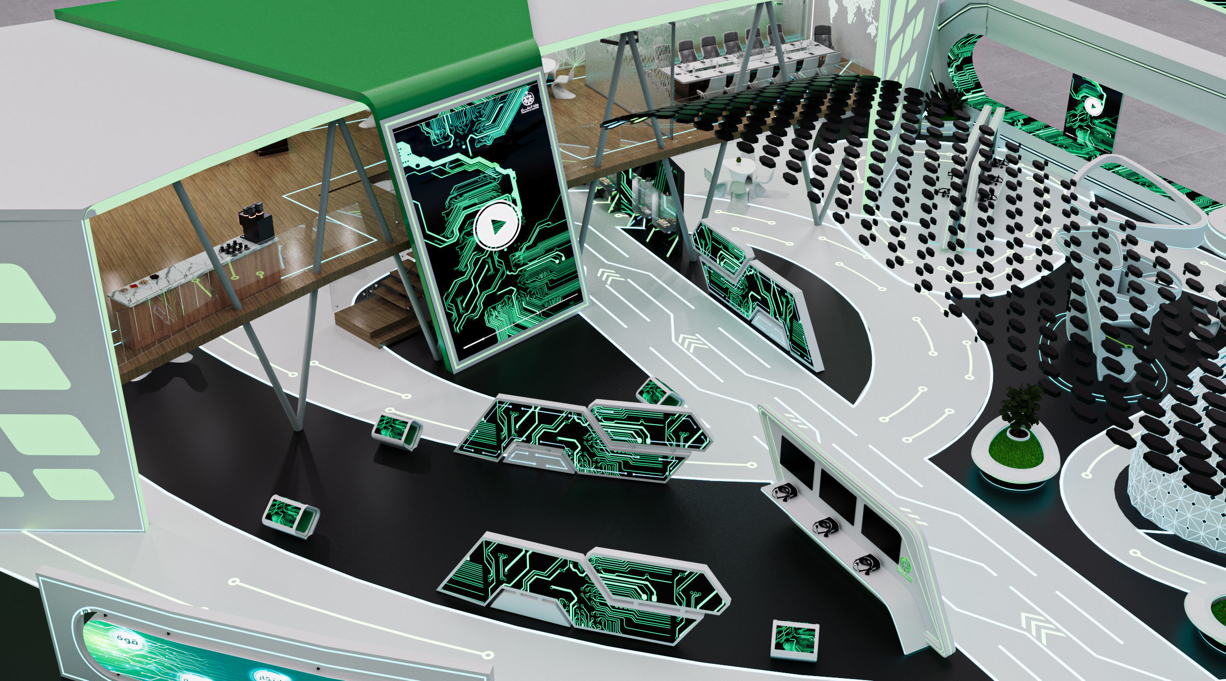 booth 1000m Ministry of Defense 3D model_39