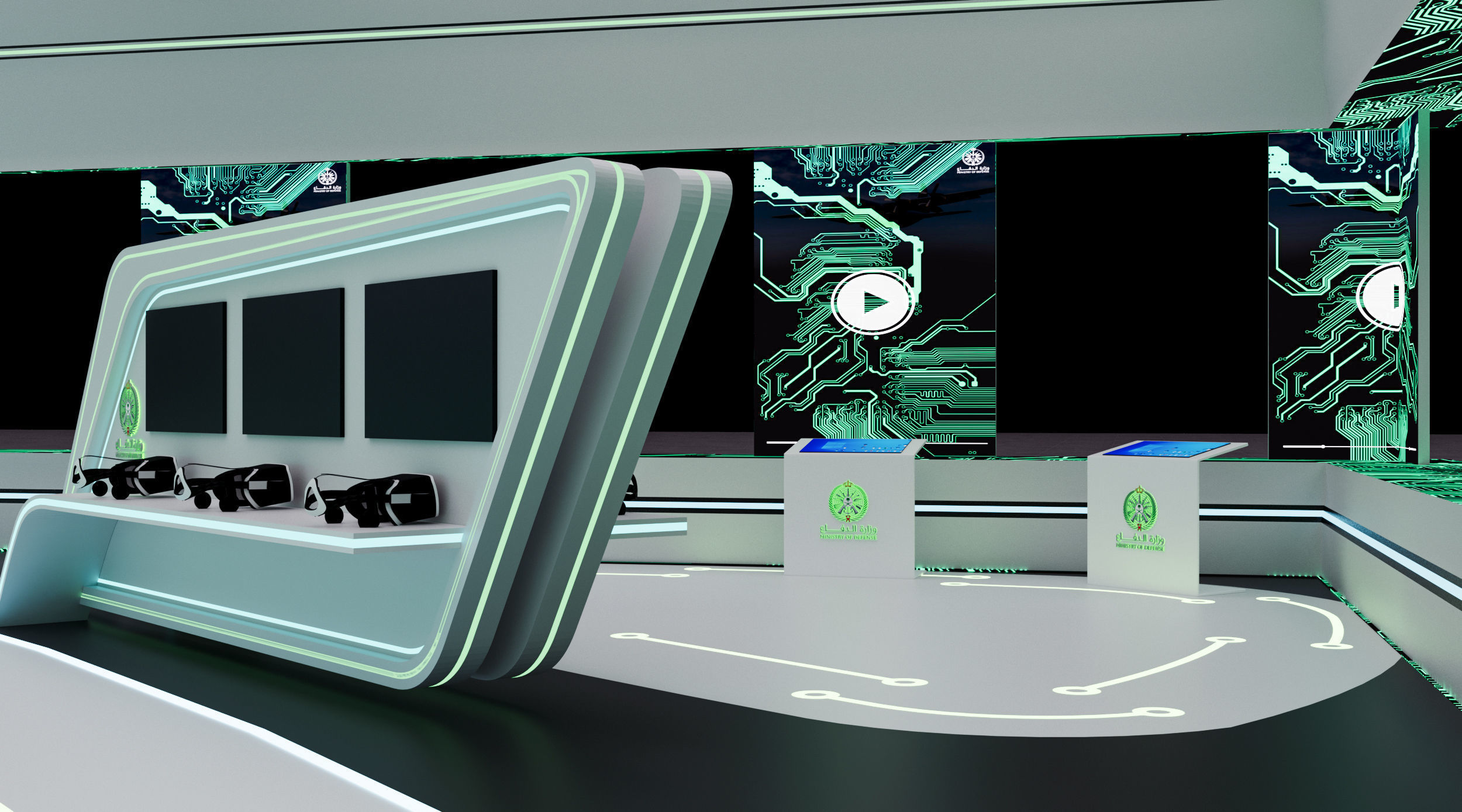 booth 1000m Ministry of Defense 3D model_22