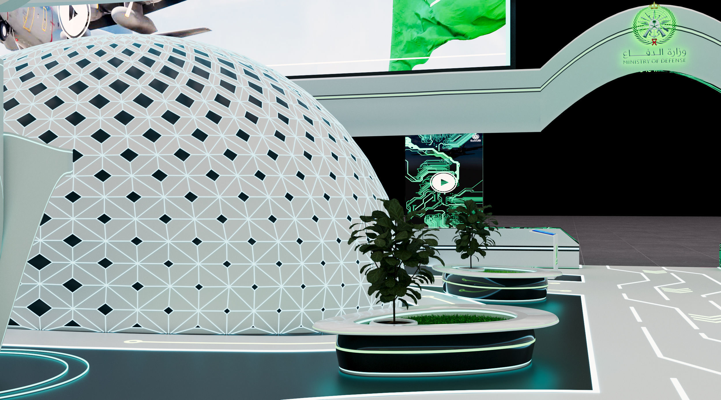 booth 1000m Ministry of Defense 3D model_27