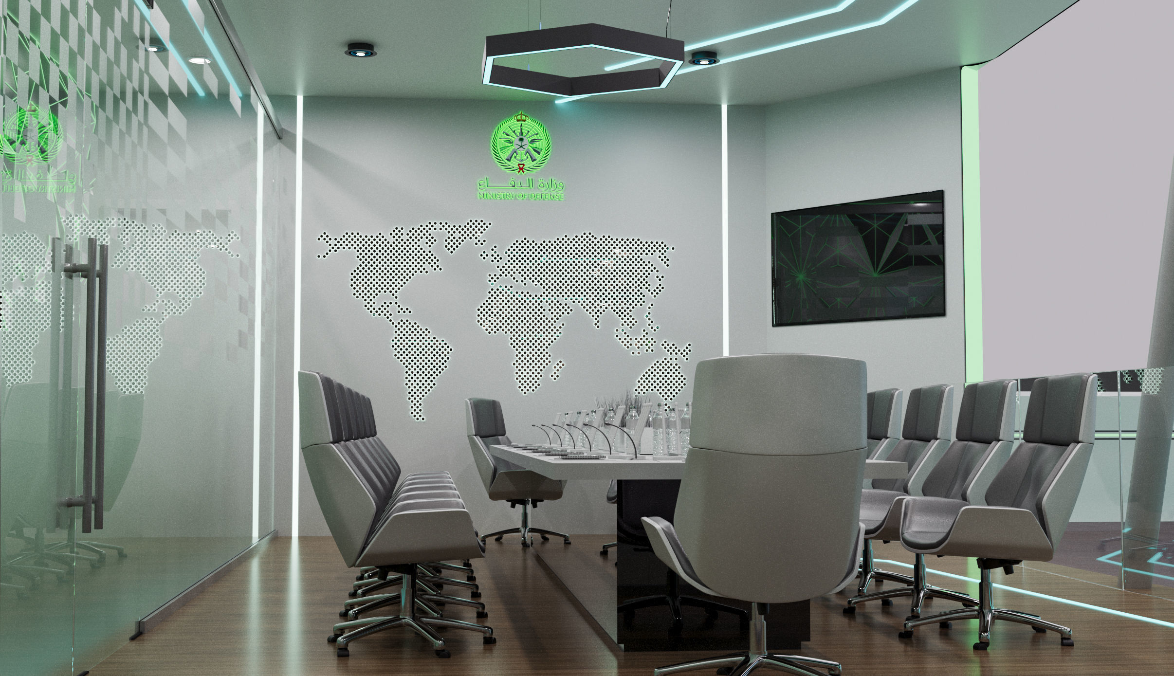 booth 1000m Ministry of Defense 3D model_21