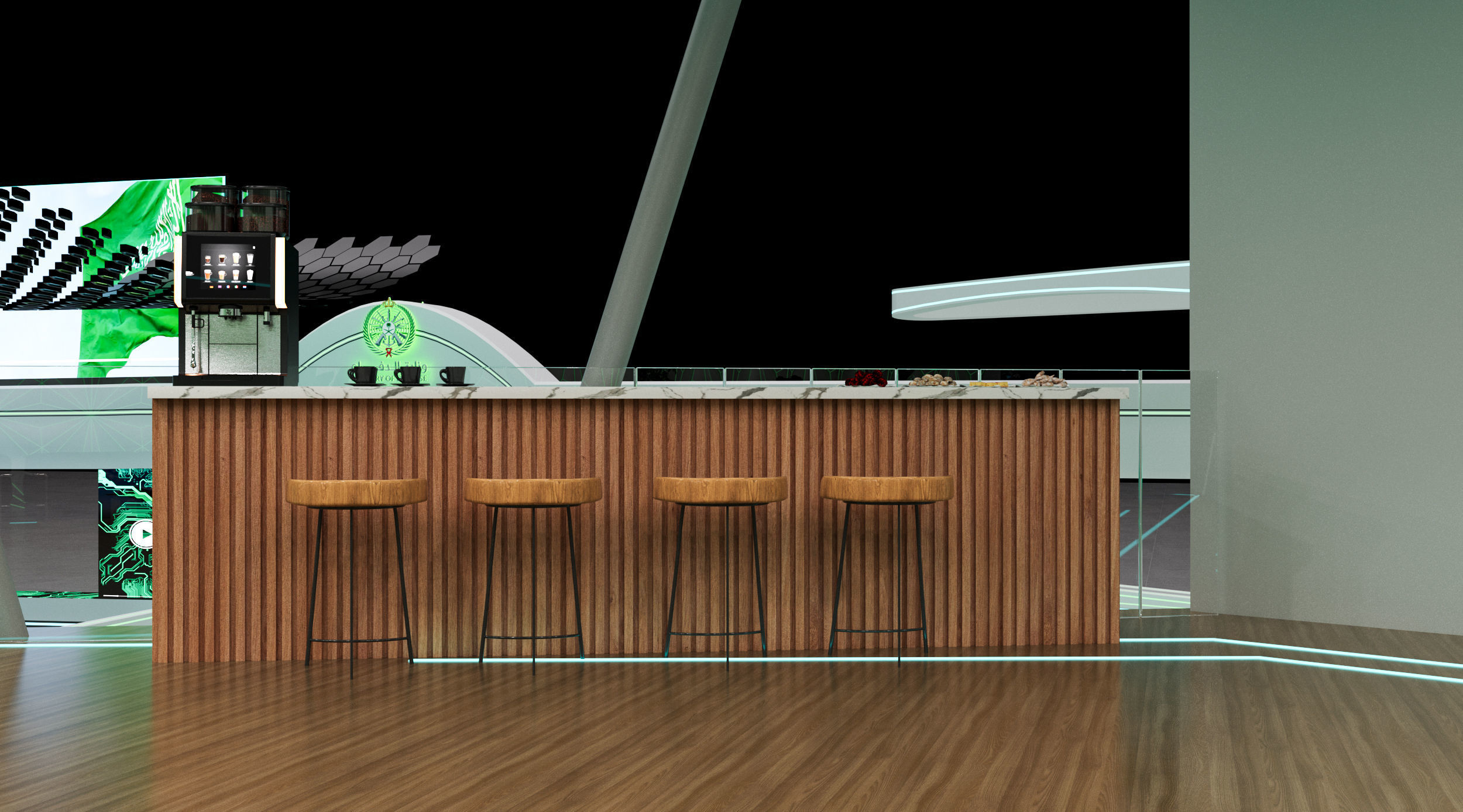 booth 1000m Ministry of Defense 3D model_18