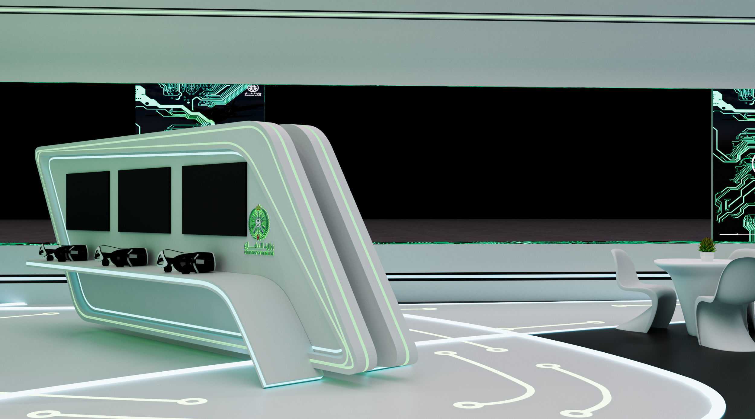 booth 1000m Ministry of Defense 3D model_35