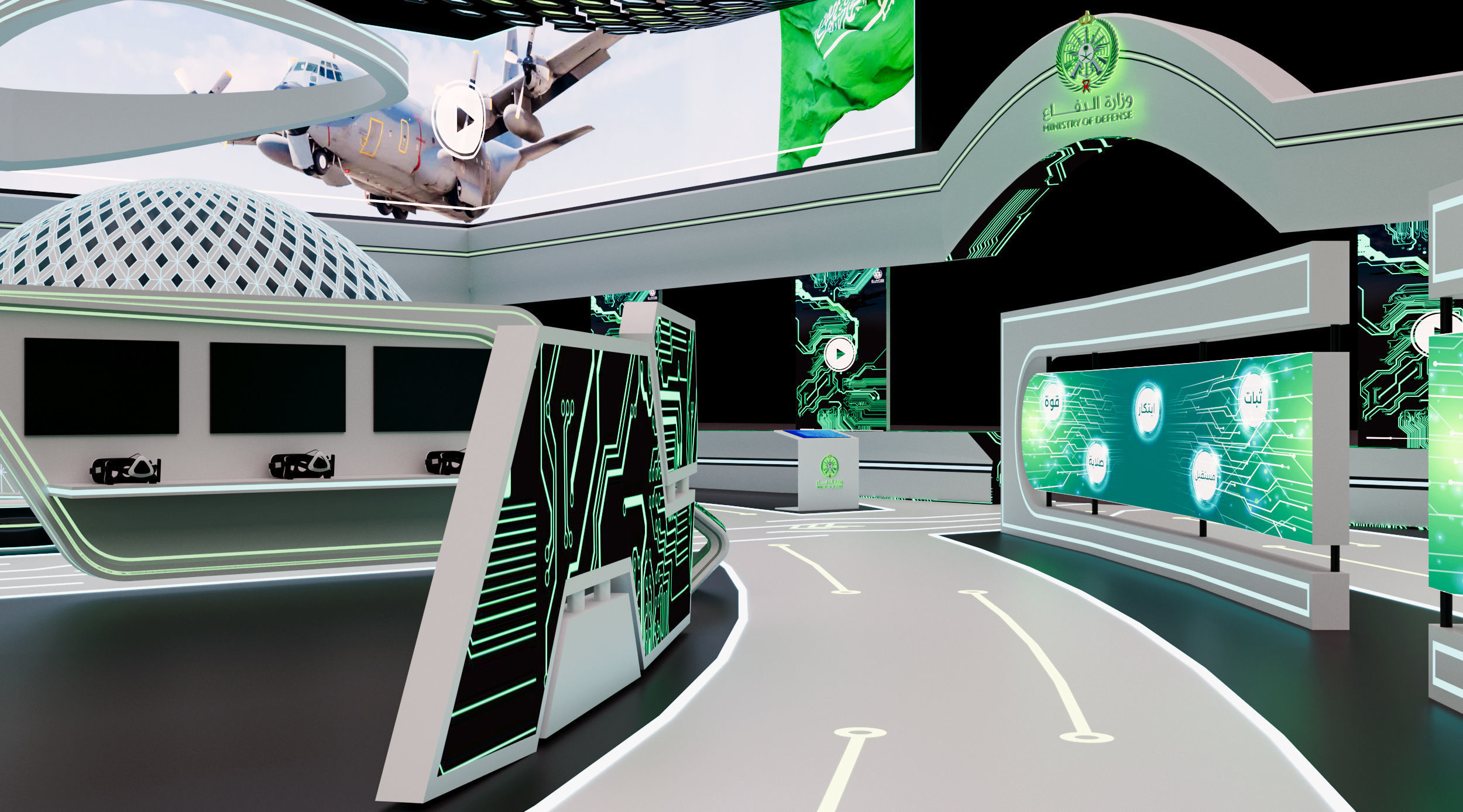 booth 1000m Ministry of Defense 3D model_25