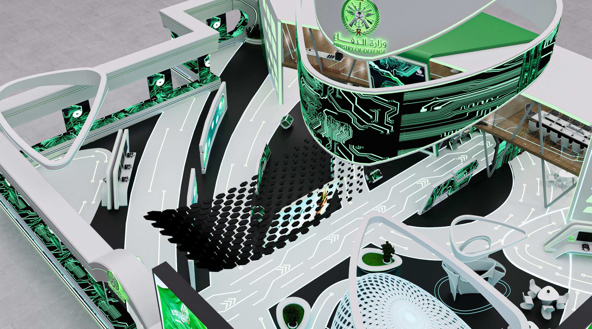 booth 1000m Ministry of Defense 3D model_43