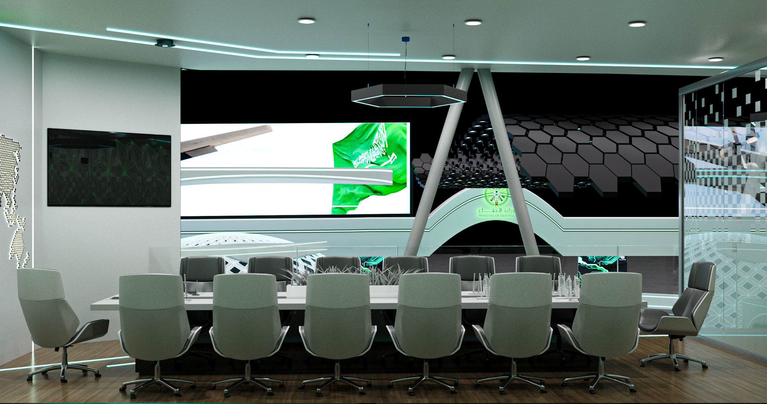 booth 1000m Ministry of Defense 3D model_15