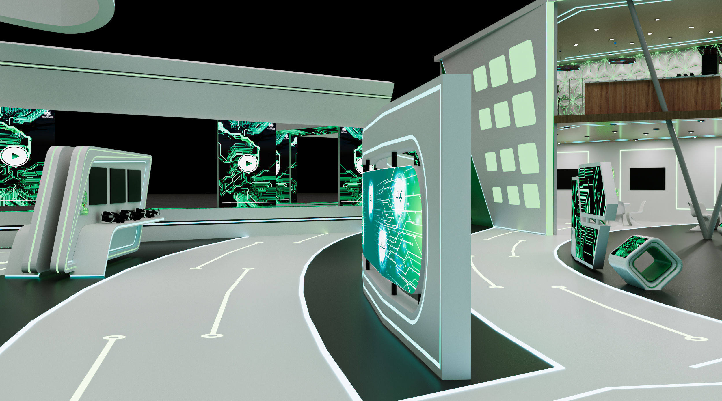 booth 1000m Ministry of Defense 3D model_37