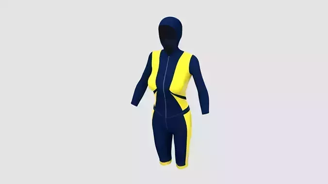  Swimwear Body Suit 3D model