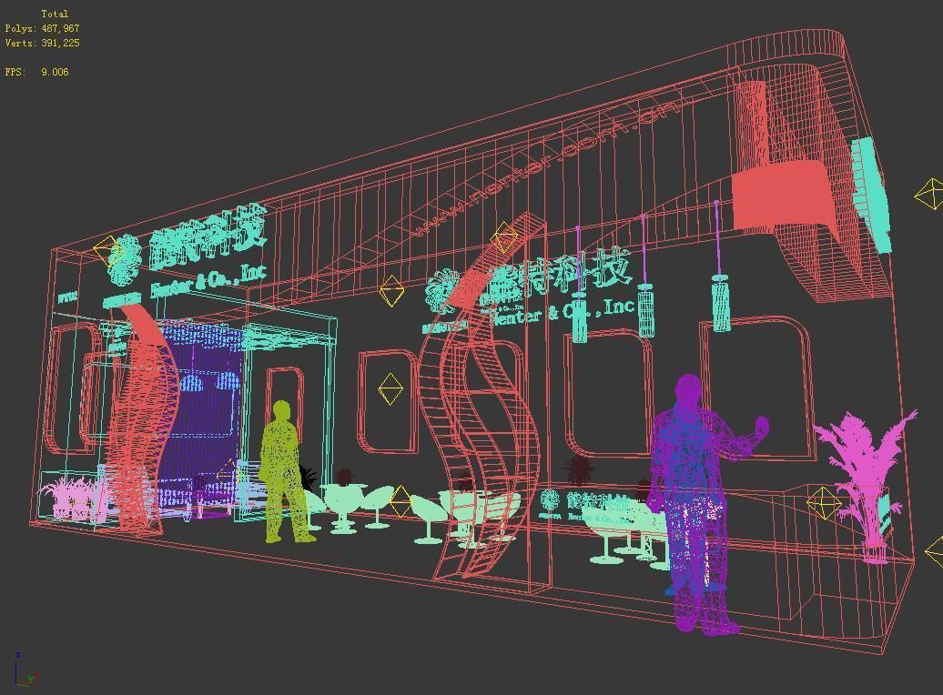 Exhibition - Area - 12X4-3DMAX2010-05 3D model_1
