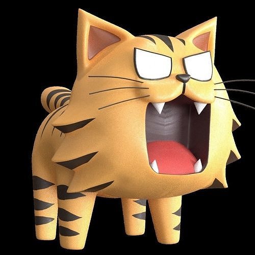 Taiga toradora tiger 3dprint 3D print model