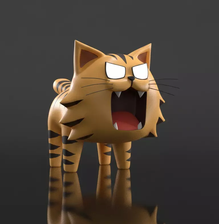 Taiga toradora tiger 3dprint 3D print model