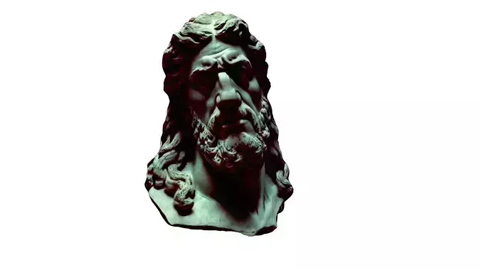 Sculpture Face 3D Model - Captivating Artistry