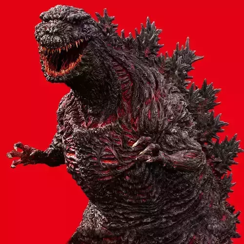 godzilla shin gojira 2016 3dprint 3D print model godzilla shin gojira 2016 3dprint 3D print model