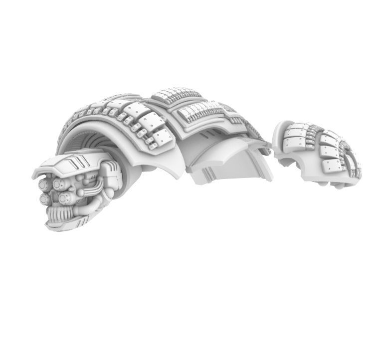 Project Cervantes-28mm Conquistador Main Battle Mecha 3D print model_26