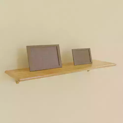Living-room Wall Shelf with two portraits