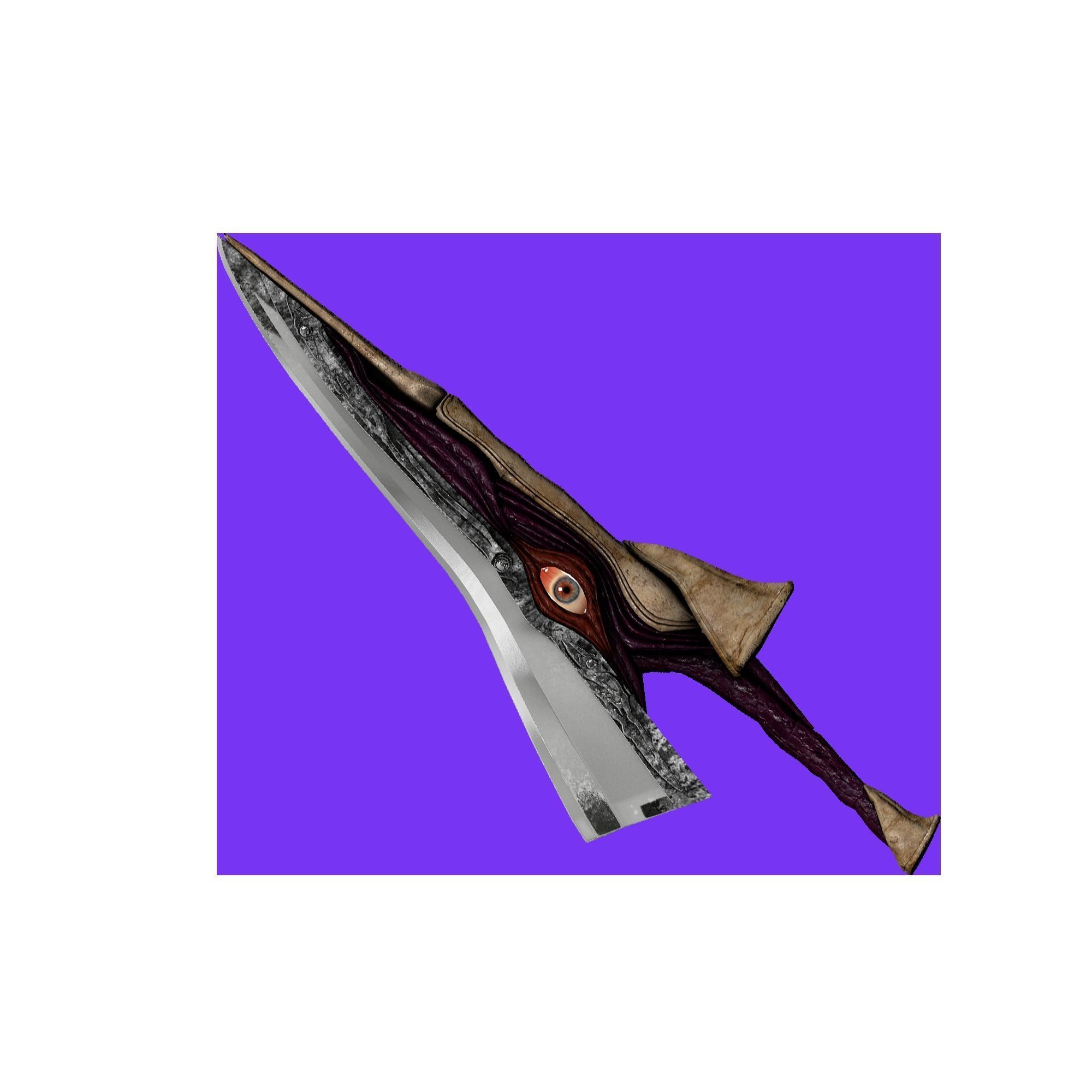 Soul edge 2 For 3dprint cosplay 3D print model_7