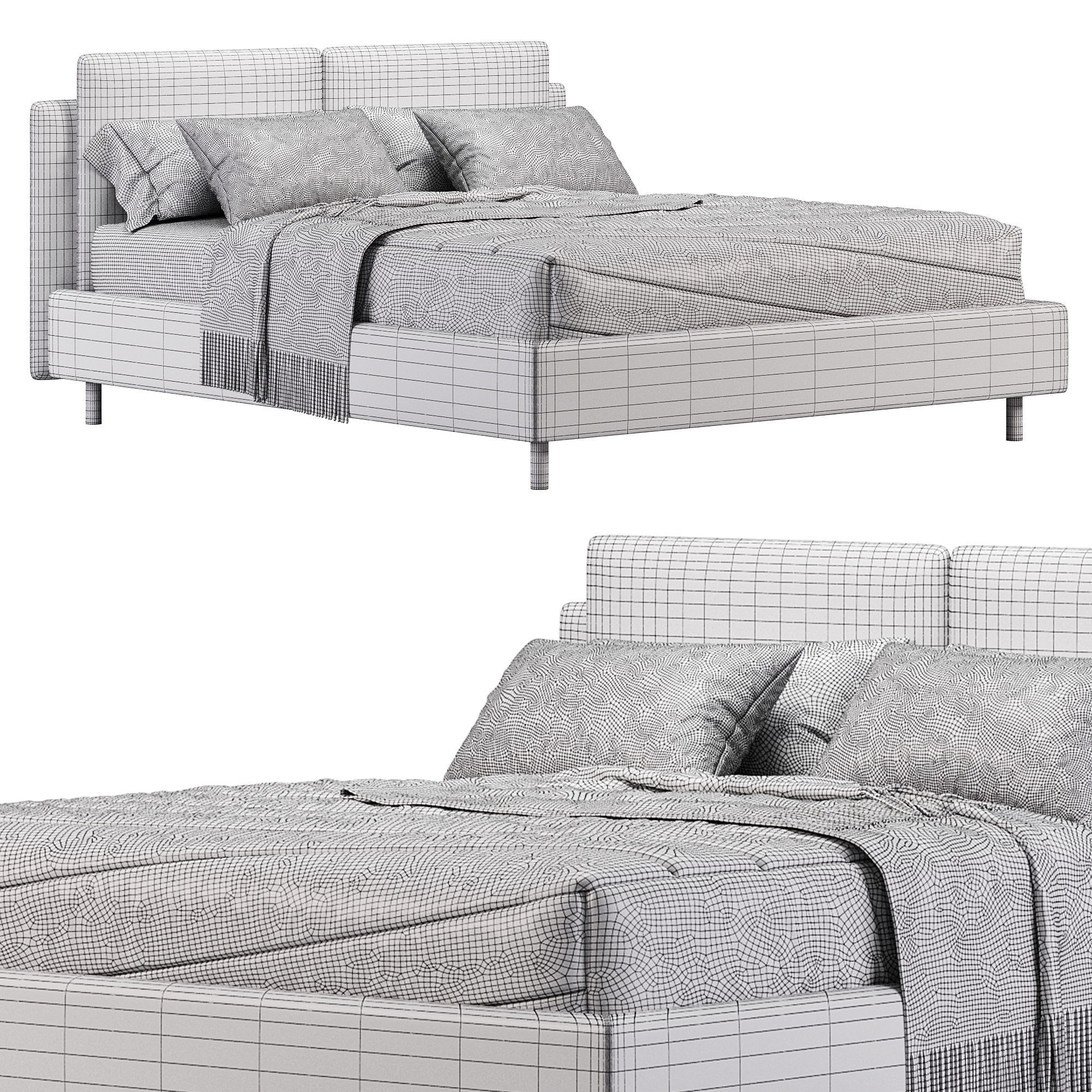 Frick Better Dreaming bed by Twils 3D model_2